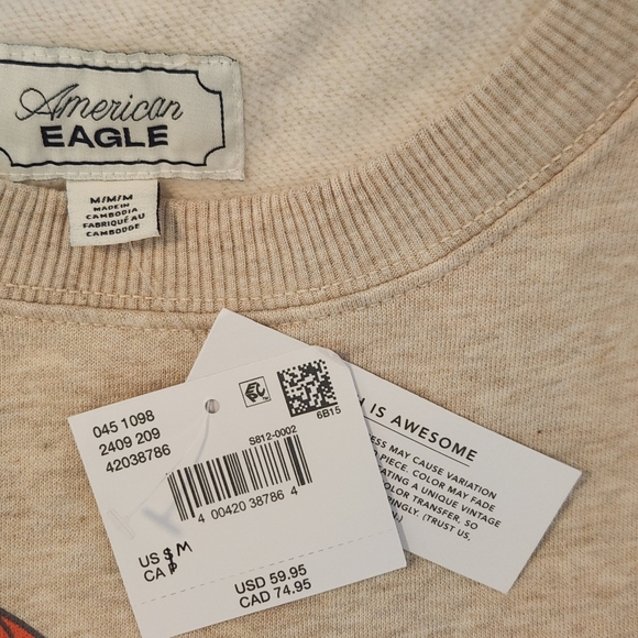 NWT American Eagle AE Grinch Dog Max Sweatshirt Christmas Winter Holiday Sz M - Picture 10 of 12